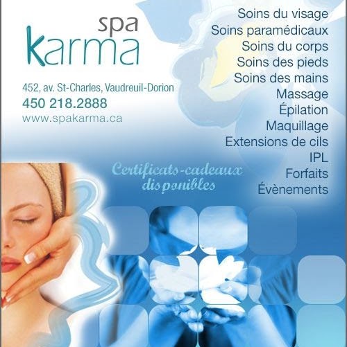 Spa Karma | 452 Avenue Saint-Charles, Vaudreuil-Dorion, QC J7V 2N1, Canada | Phone: (450) 218-2888