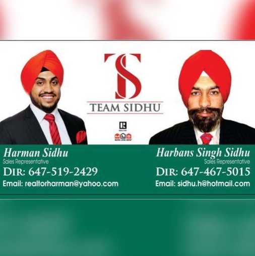Harman Sidhu (Team Sidhu) real estate agent GTA | 2985 Drew Rd, Mississauga, ON L4T 0A7, Canada | Phone: (647) 519-2429