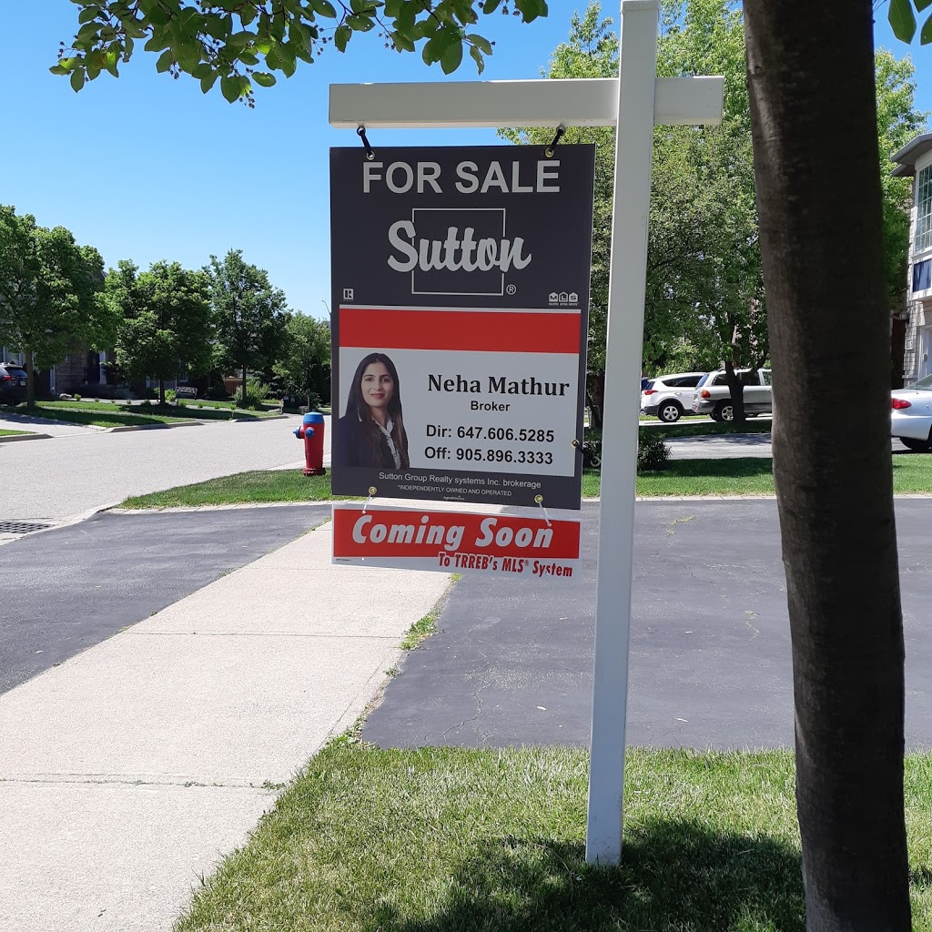 Neha Mathur, Sutton Group | 1542 Dundas St W, Mississauga, ON L5C 1E4, Canada | Phone: (647) 606-5285