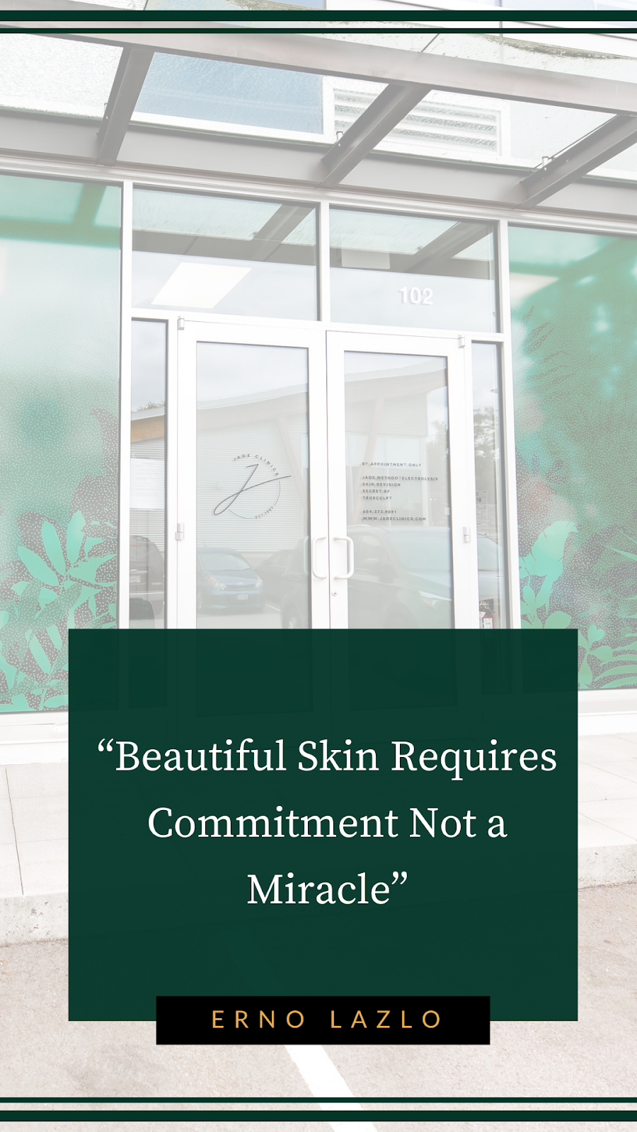 Jade Clinics | 738 Marine Dr, North Vancouver, BC V7M 1H3, Canada | Phone: (604) 273-9091