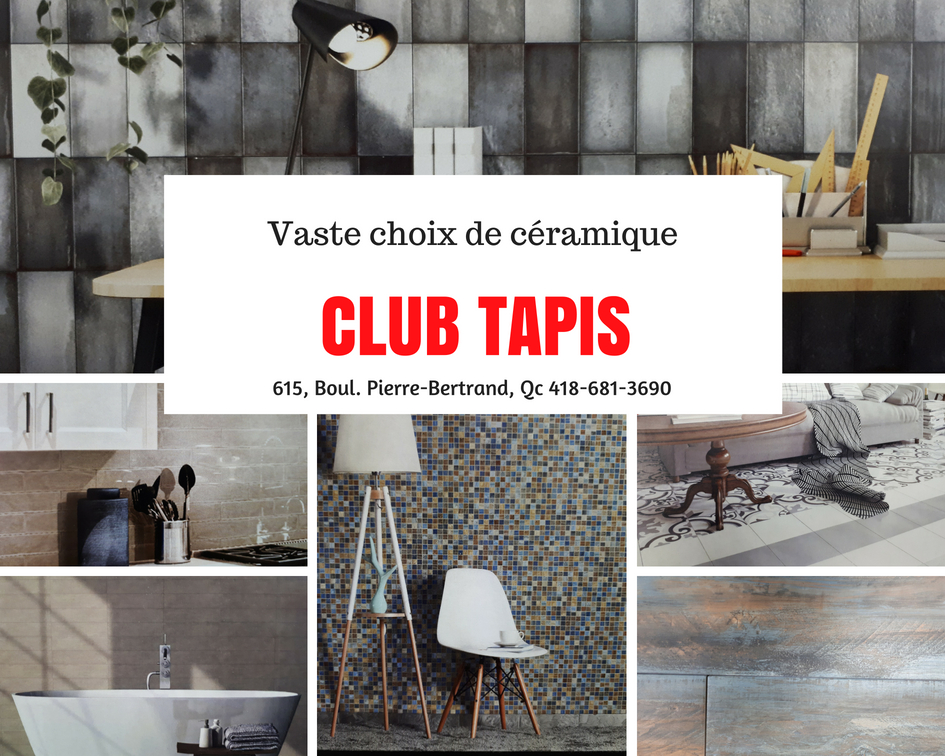 Club Tapis | Sud suite 100, 615 Boulevard Pierre-Bertrand, Québec, QC G1M 3J3, Canada | Phone: (418) 681-3690