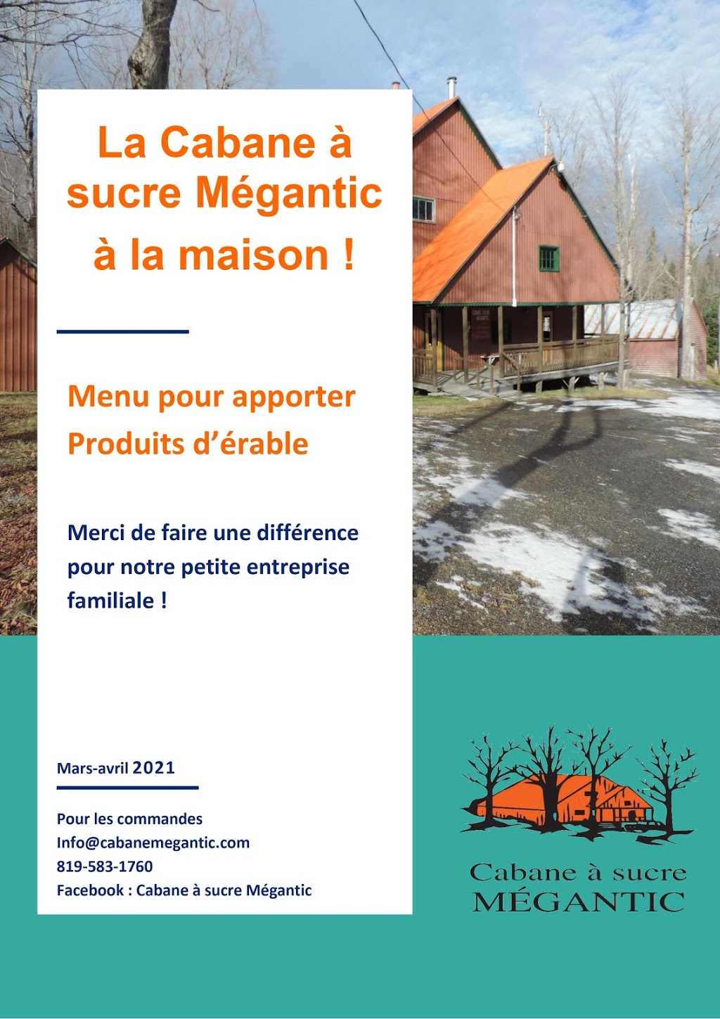 Cabane à sucre Megantic S.E.N.C. | 3732 10e Rang, Lac-Mégantic, QC G6B 2S3, Canada | Phone: (819) 583-1760