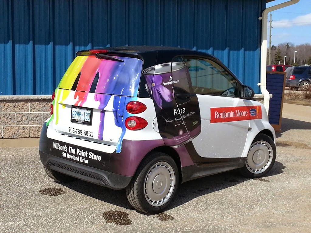 Wilsons The Paint Store | Benjamin Moore | 90 Howland Dr, Huntsville, ON P1H 2P9, Canada | Phone: (705) 789-8061