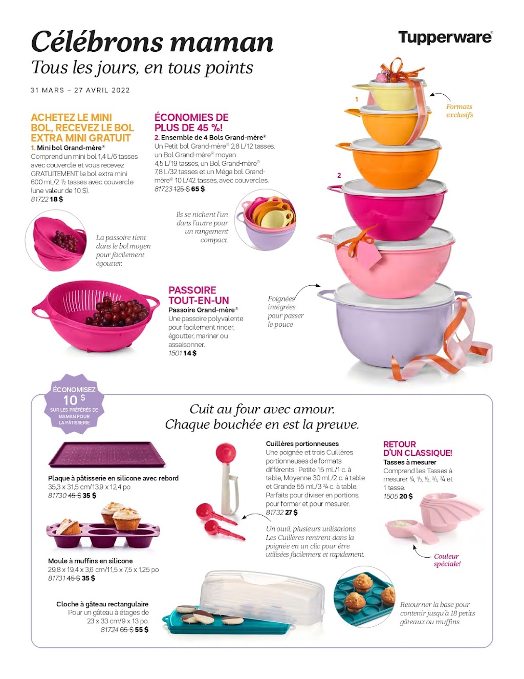 Tupperware de Sylvie | 5963 Rue des Cardinaux, Laval, QC H7L 5N7, Canada | Phone: (514) 622-5470