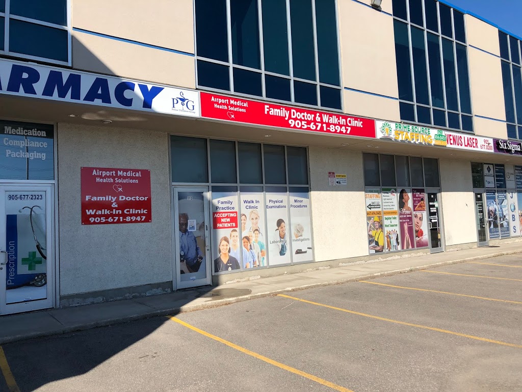 Airport Medical Health Solutions | 2985 Drew Rd #113, Mississauga, ON L4T 0A4, Canada | Phone: (905) 671-8947