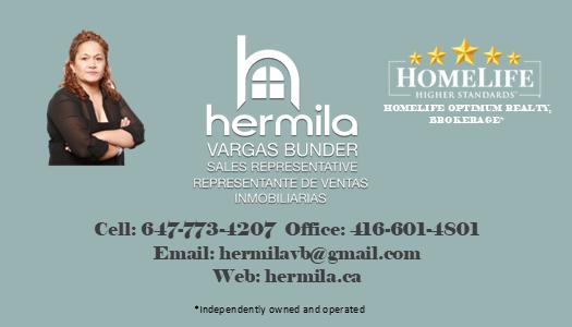 Hermila Vargas Bunder | 16600 Bayview Ave Suite 207, Newmarket, ON L3X 1Z9, Canada | Phone: (647) 773-4207
