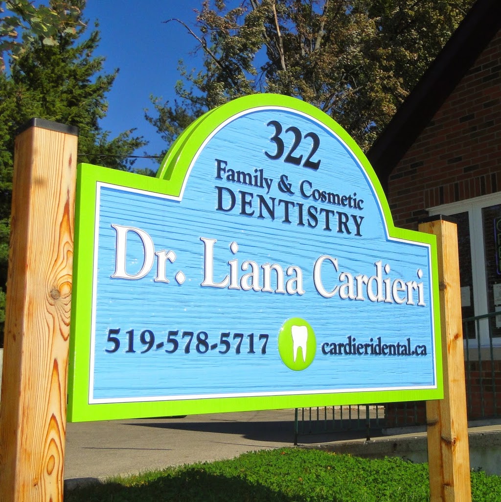 Dr. Liana Cardieri Family and Cosmetic Dentistry | 322 Lawrence Ave, Kitchener, ON N2M 1Y4, Canada | Phone: (519) 578-5717