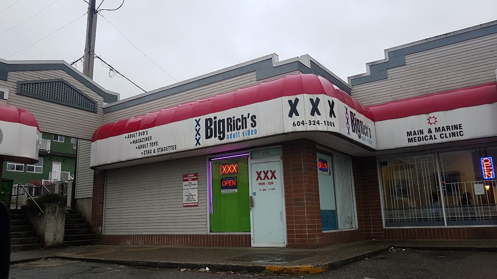 Big Richs Adult Video | 229 SE Marine Dr, Vancouver, BC V5X 2S4, Canada | Phone: (604) 324-1088