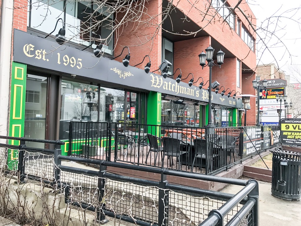 Watchmans Pub& Eatery | 1109 17 Ave SW, Calgary, AB T2T 5R9, Canada | Phone: (403) 245-8888