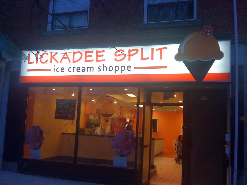 Lickadee Split Ice Cream Shoppe | 980 Coxwell Ave, Toronto, ON M4C 3G5, Canada | Phone: (416) 422-5445