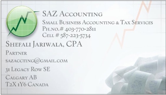 SAZ Consulting | 31 Legacy Row SE, Calgary, AB T2X 1Y6, Canada | Phone: (587) 223-5734