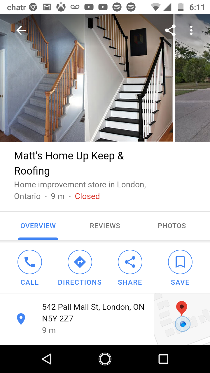 Matts Home Up Keep & Roofing | 542 Pall Mall St, London, ON N5Y 2Z7, Canada | Phone: (548) 888-2075