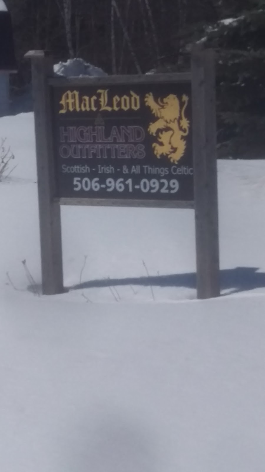 MacLeod Highland Outfitters | 1030 Mapleton Rd, Moncton, NB E1G 2K7, Canada | Phone: (506) 961-0929