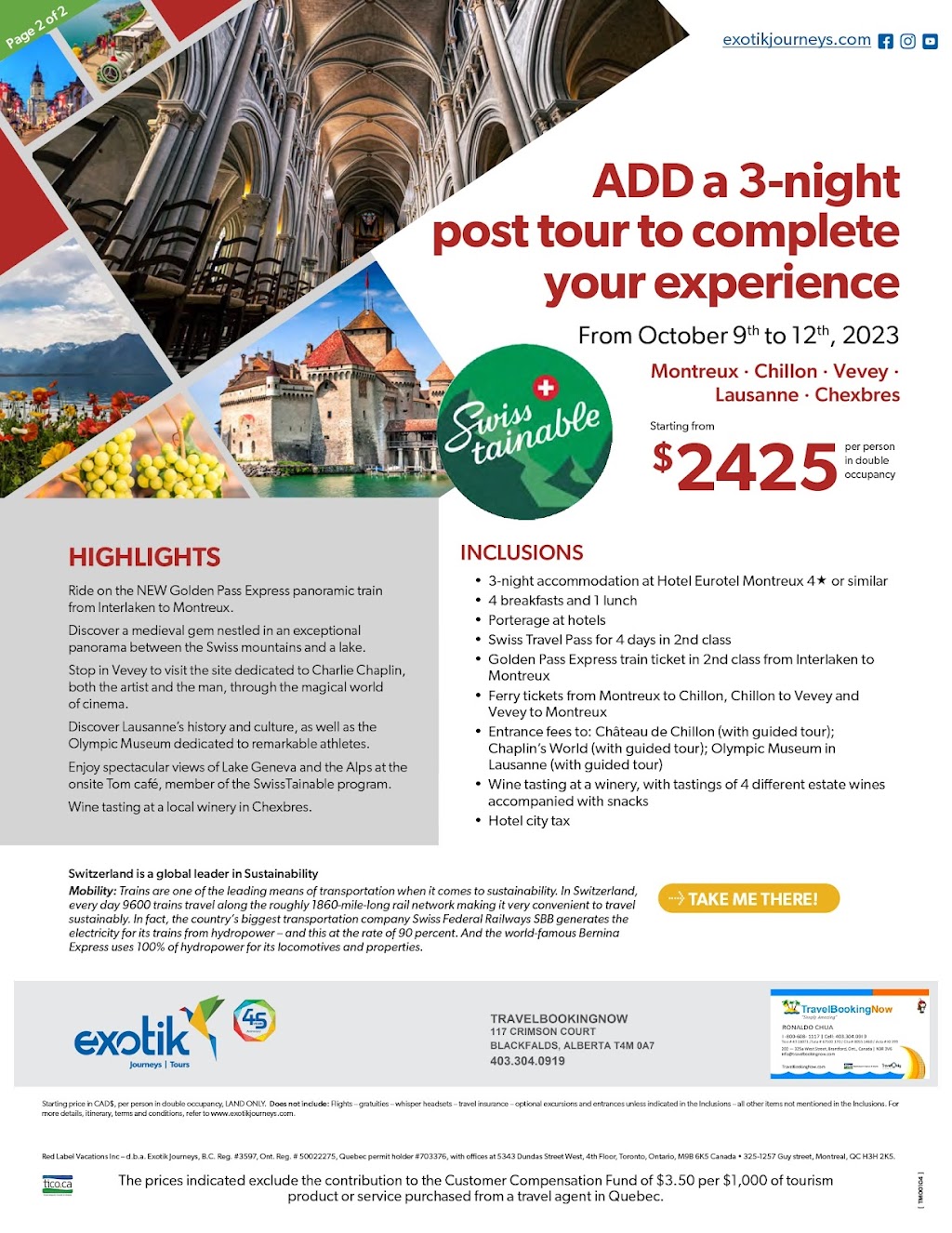 Travelbookingnow | 117 Crimson Ct, Blackfalds, AB T4M 0A7, Canada | Phone: (403) 304-0919