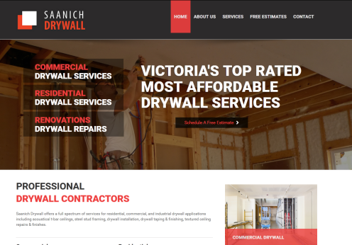 Saanich Drywall | 300-1095 McKenzie Ave, Victoria, BC V8P 2L5, Canada | Phone: (250) 415-7535