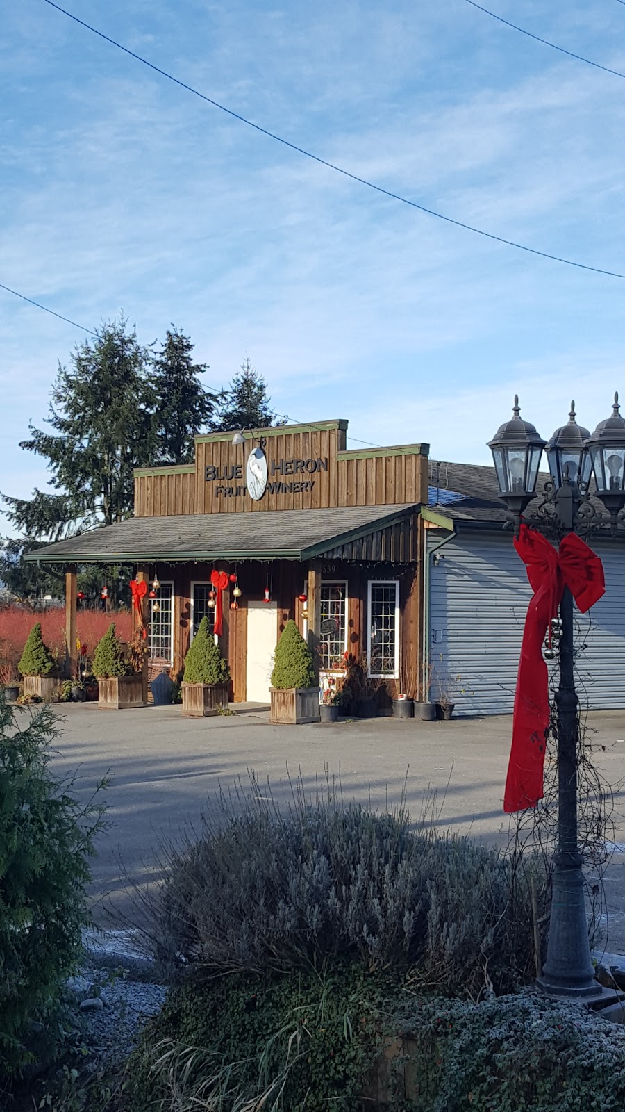 Blue Heron Winery | store | 18539 Old Dewdney Trunk Rd, Pitt Meadows, BC V3Y 2R9, Canada | 6044655563 OR +1 604-465-5563