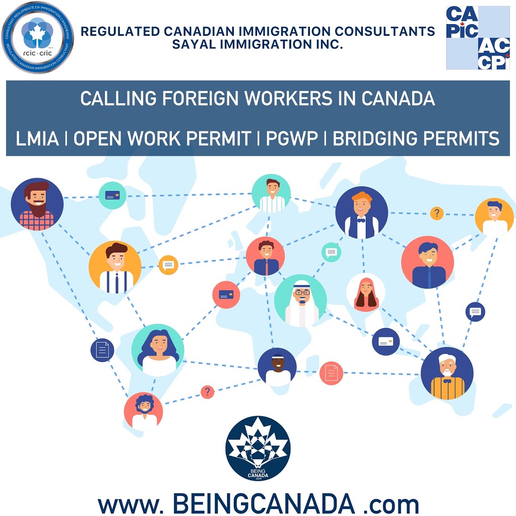 Sayal Immigration Inc. | BeingCanada.com | 1090 Peter Robertson Blvd Unit 202, Brampton, ON L6R 3B3, Canada | Phone: (905) 904-2704