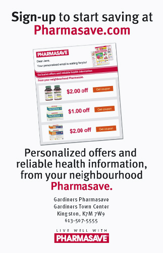 Gardiners Pharmasave | 500 Gardiners Rd, Kingston, ON K7M 7W9, Canada | Phone: (613) 507-5555