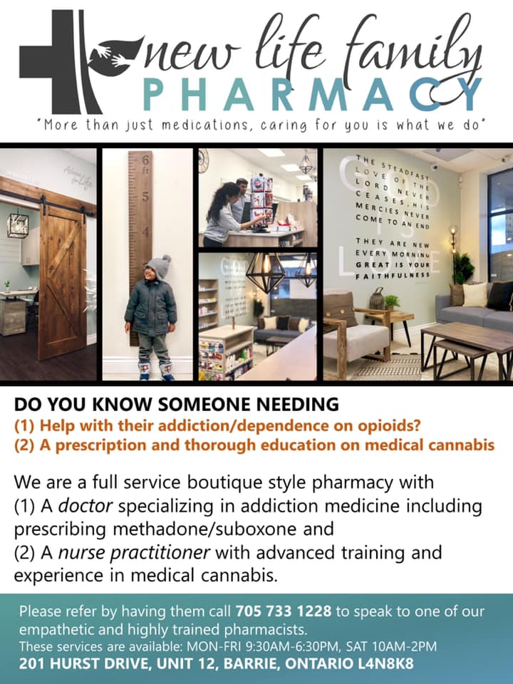 Little Avenue Pharmacy | 110 Little Ave, Barrie, ON L4N 4K8, Canada | Phone: (705) 503-0606