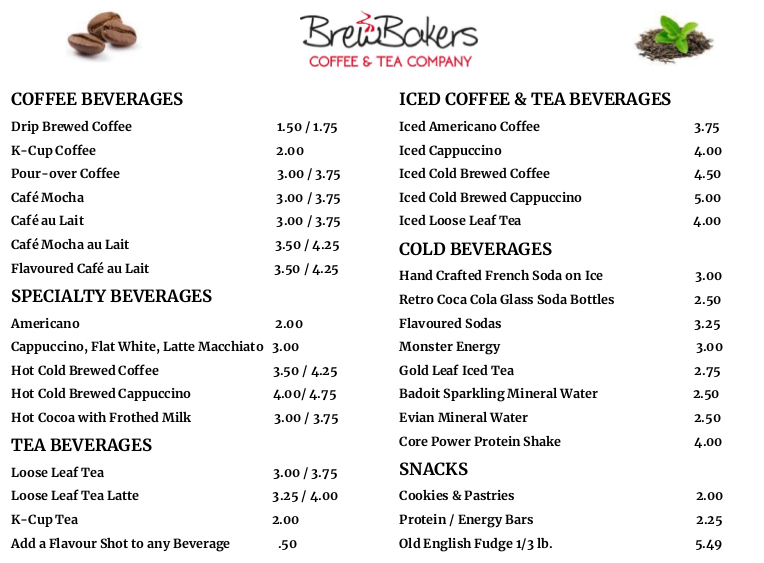 BrewBakers Coffee & Tea Company | 132 Michigan Ave, Point Edward, ON N7V 1E6, Canada | Phone: (519) 344-4431