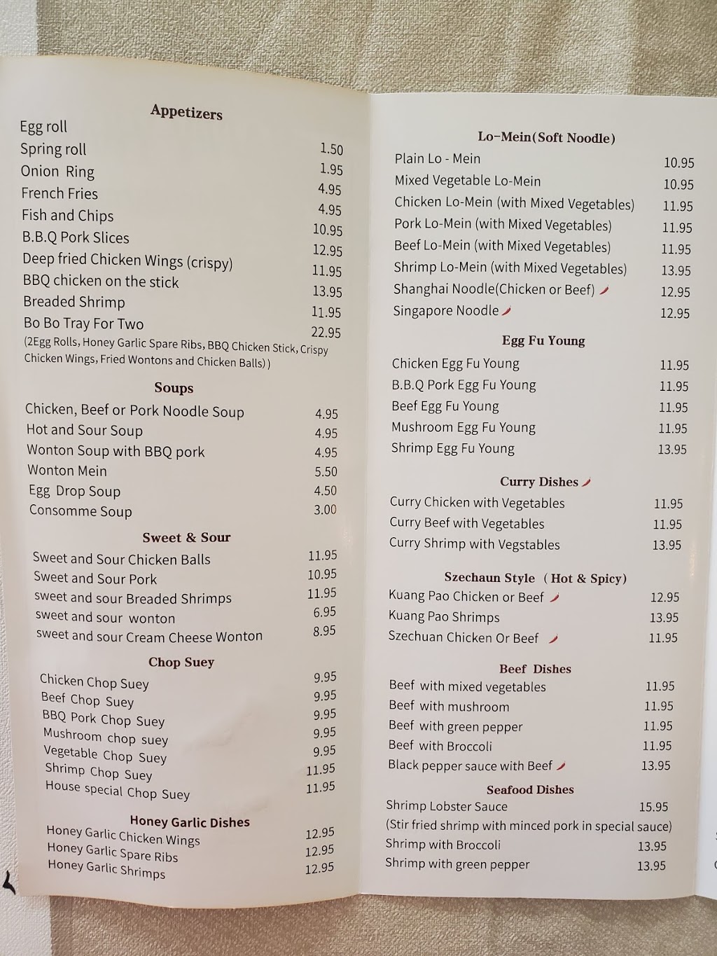 Hong Kong Restaurant | 481 Centre St, Espanola, ON P5E 1J5, Canada | Phone: (705) 869-2326