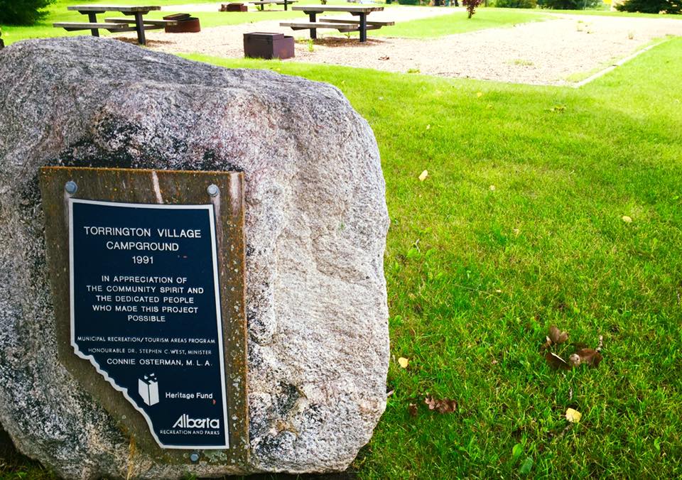 Torrington Campground | 101 Park Avenue, Torrington, AB T0M 2B0, Canada | Phone: (403) 443-0380