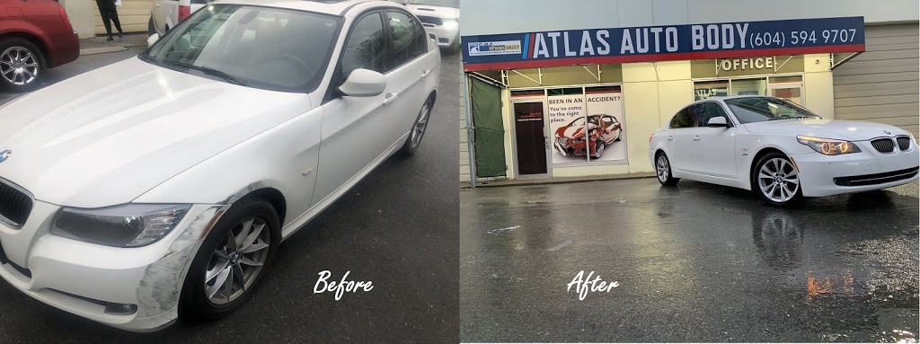 Atlas Auto Body BC | 7638 Anvil Way, Surrey, BC V3W 4H7, Canada | Phone: (604) 594-9707