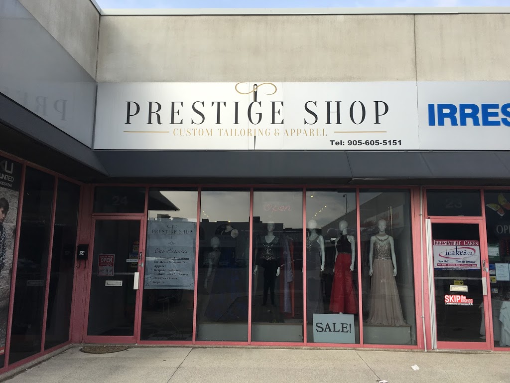 The Prestige Shop - Custom Tailoring and Apparel | 4040 Steeles Ave W #24, Woodbridge, ON L4L 4Y5, Canada | Phone: (905) 605-5151
