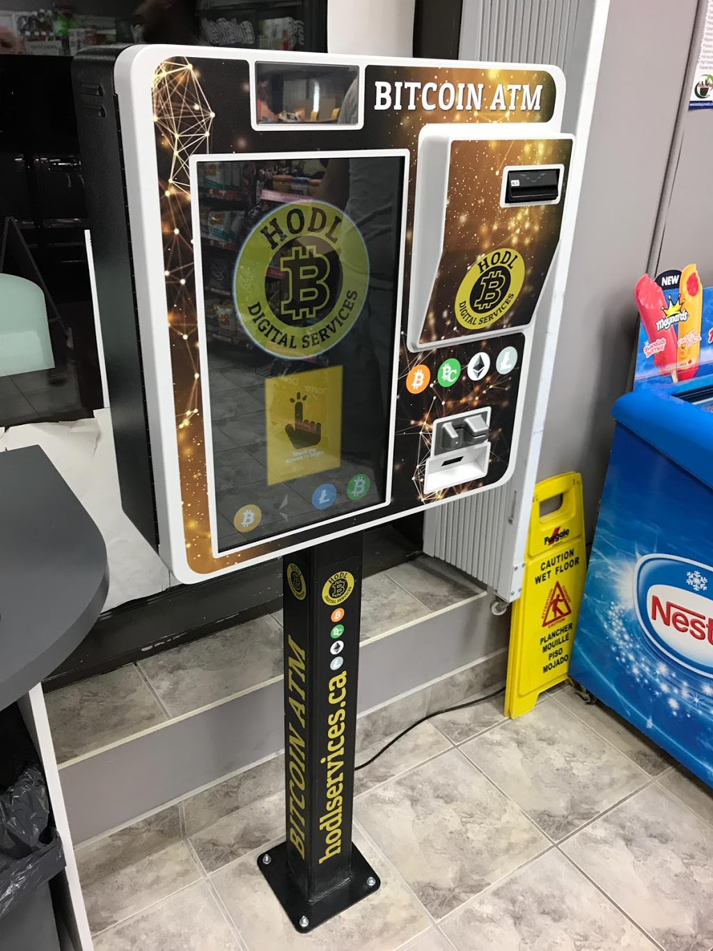 HODL Bitcoin ATM | 68 Bramalea Rd, Brampton, ON L6T 0H2, Canada | Phone: (647) 229-3341