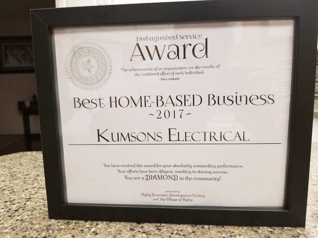 Kumsons Electrical Services | 5102 53 Ave, Ryley, AB T0B 4A0, Canada | Phone: (780) 970-2902