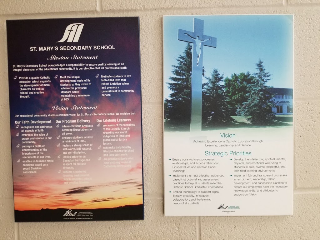 St. Mary’s C.S.S. | 1050 Birchwood Trail, Cobourg, ON K9A 5S9, Canada | Phone: (905) 372-4339