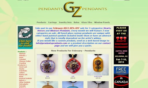 GZ Pendants Pendants | 490 Pearson Rd, Kelowna, BC V1X 2L8, Canada | Phone: (778) 753-2440