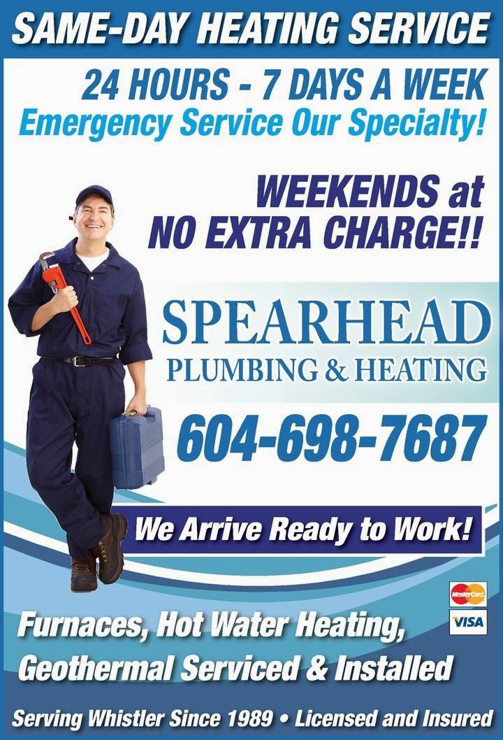 Spearhead Plumbing and Heating Ltd. | 38064 Cleveland Ave #294, Squamish, BC V8B 0A3, Canada | Phone: (604) 698-7687