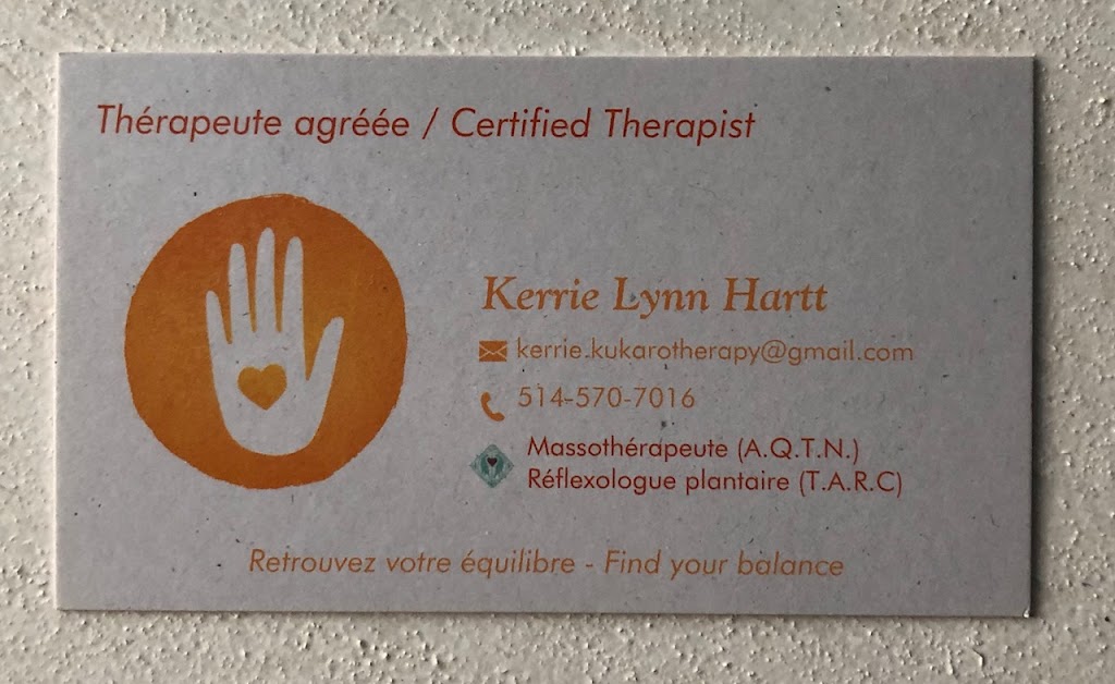 Kukaro Massage Therapy (massothérapeute) | 103 Rue Delinelle, Montréal, QC H4C 3A6, Canada | Phone: (514) 570-7016
