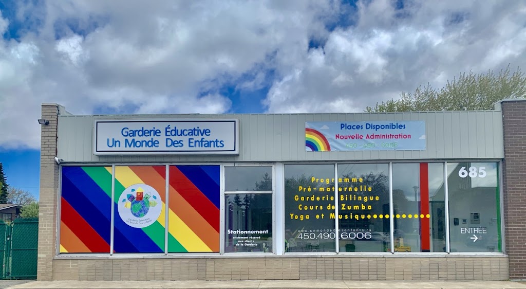 Garderie Educative Un Monde des Enfants | 685 Rue Hauterive, Laval, QC H7G 4L8, Canada | Phone: (450) 490-6006