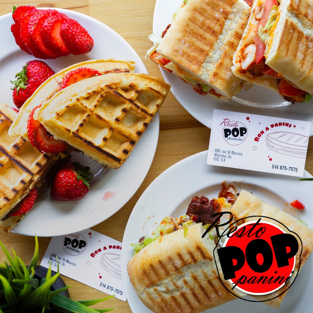 Resto Pop Panini | 699 Rue Saint Maurice, Montréal, QC H3C 1L4, Canada | Phone: (514) 875-7575