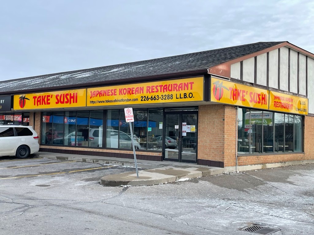 Také Sushi Restaurant | 101 Fanshawe Park Rd E, London, ON N5X 2S7, Canada | Phone: (226) 663-3288