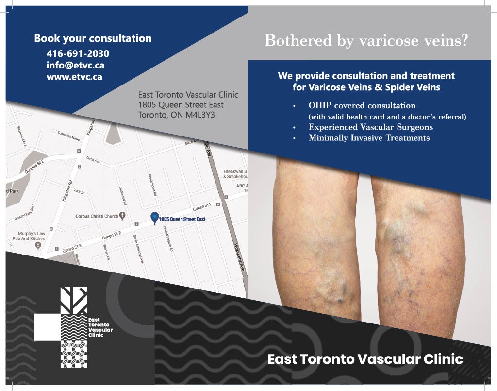 East Toronto Vascular Clinic | 1805 Queen St E, Toronto, ON M4L 3Y3, Canada | Phone: (416) 691-2030