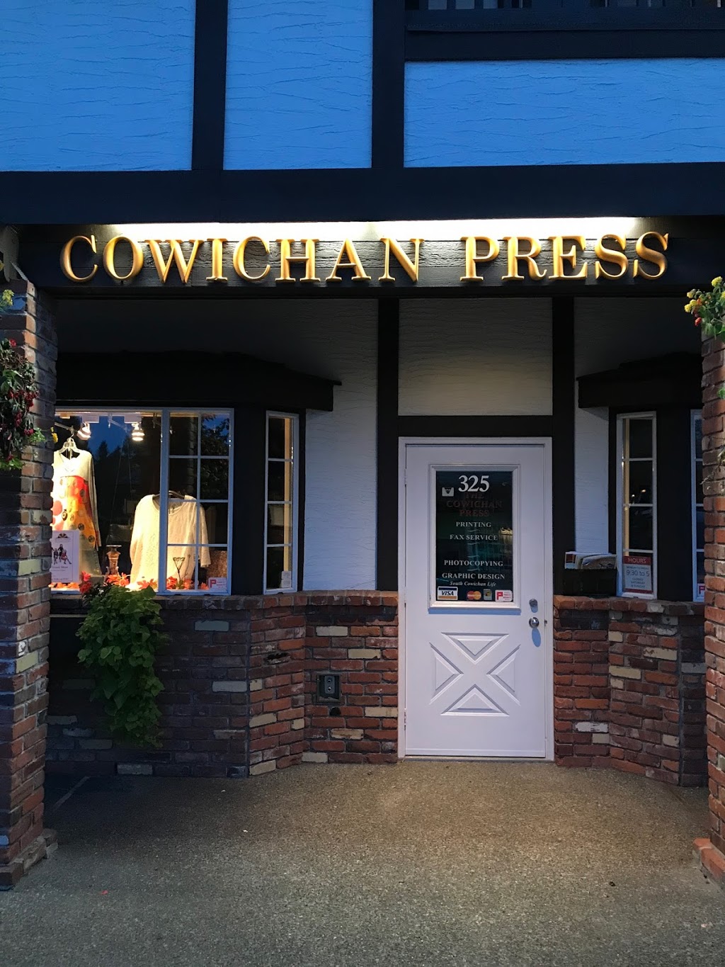 Cowichan Press | 325-2720 Mill Bay Rd, Mill Bay, BC V0R 2P1, Canada | Phone: (250) 743-1821