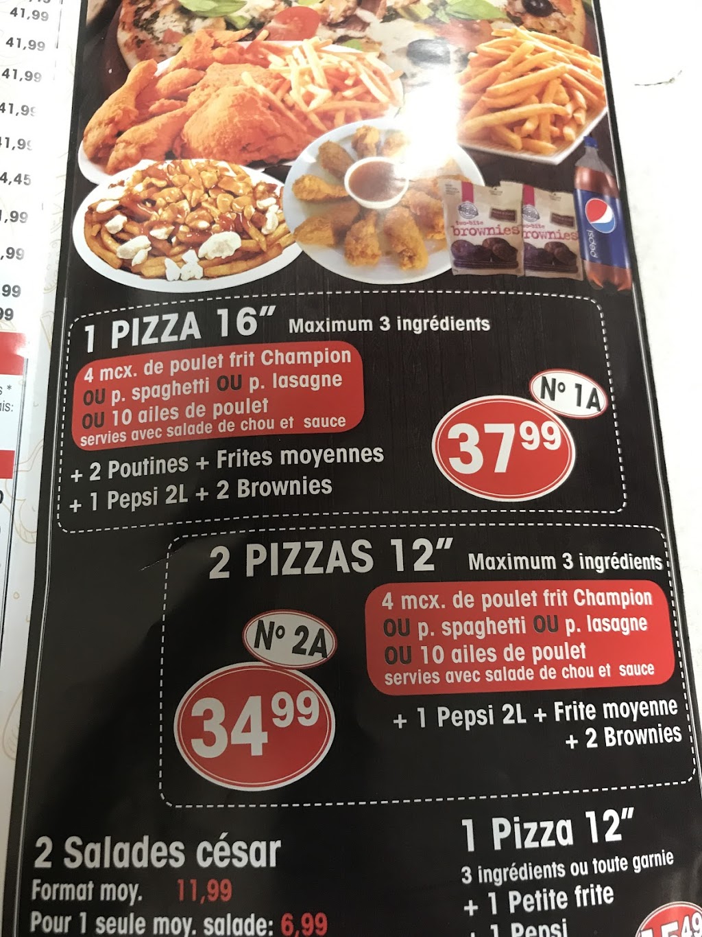 Champion 2 pour 1 Pizza | 3380 Mnt Saint-Hubert, Saint-Hubert, QC J3Y 4J5, Canada | Phone: (450) 445-1445