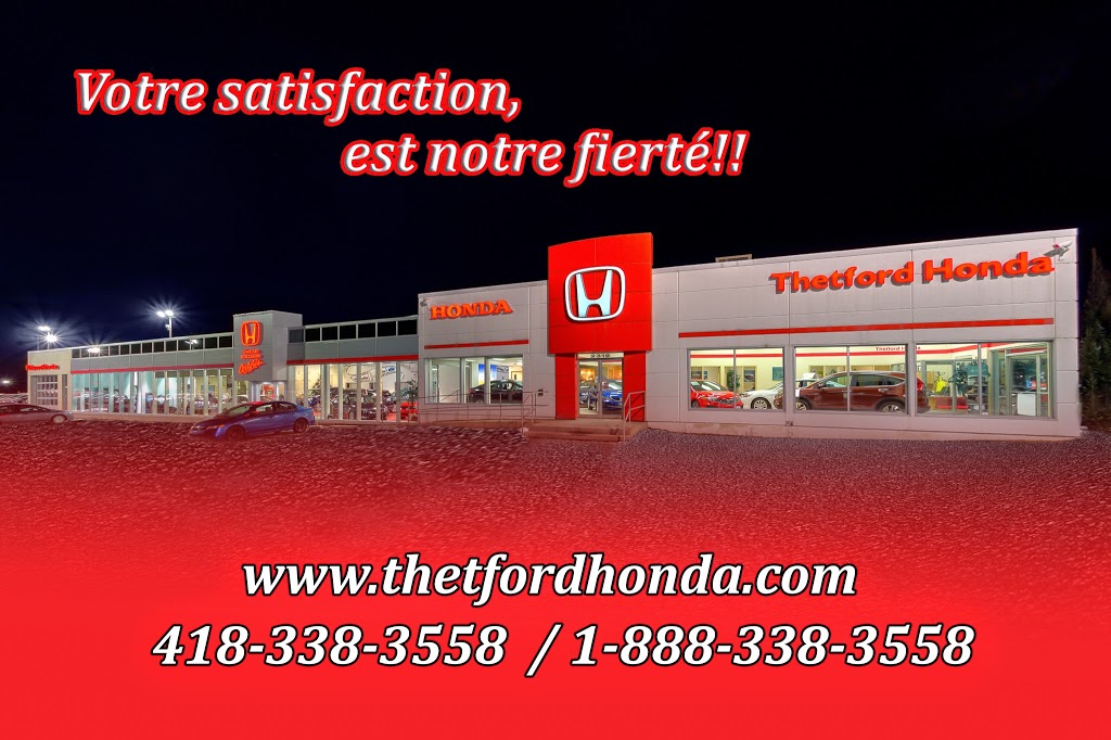 Thetford Honda | 2319 Boulevard Frontenac E, Thetford Mines, QC G6G 6P6, Canada | Phone: (418) 338-3558