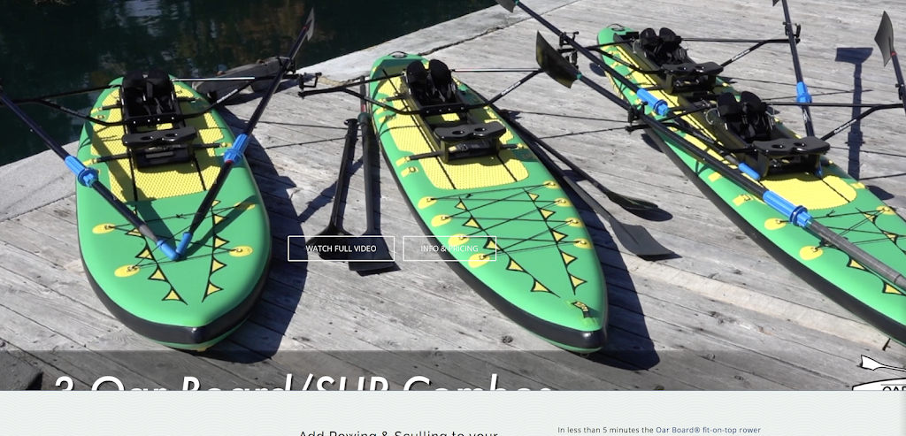 Oar Board SUP Rower | 85 Dallas Rd, Victoria, BC V8V 1A1, Canada | Phone: (250) 384-6574