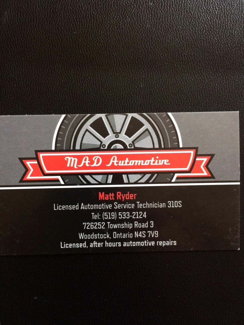 MAD Automotive Service | 726252, Township Rd 3, Blandford-Blenheim, ON N4S 7V9, Canada | Phone: (519) 533-2124