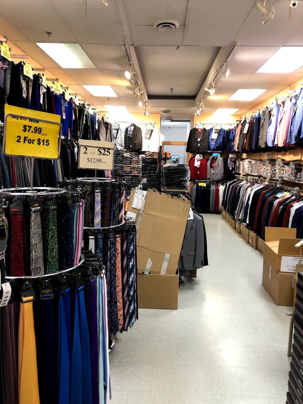 Kaz Mens Wear | 499 Main St S, Brampton, ON L6Y 1N7, Canada | Phone: (905) 216-9212