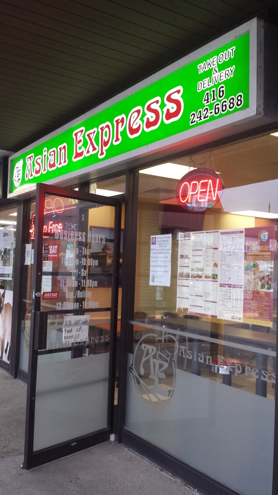 Asian Express | 250 Wincott Dr #3, Etobicoke, ON M9R 2R5, Canada | Phone: (416) 242-6688