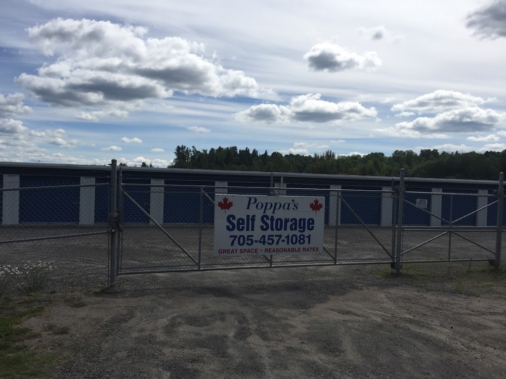 Poppas Self Storage | 85 Industrial Park Rd, Dysart et al, ON K0M 1S0, Canada | Phone: (705) 457-1081