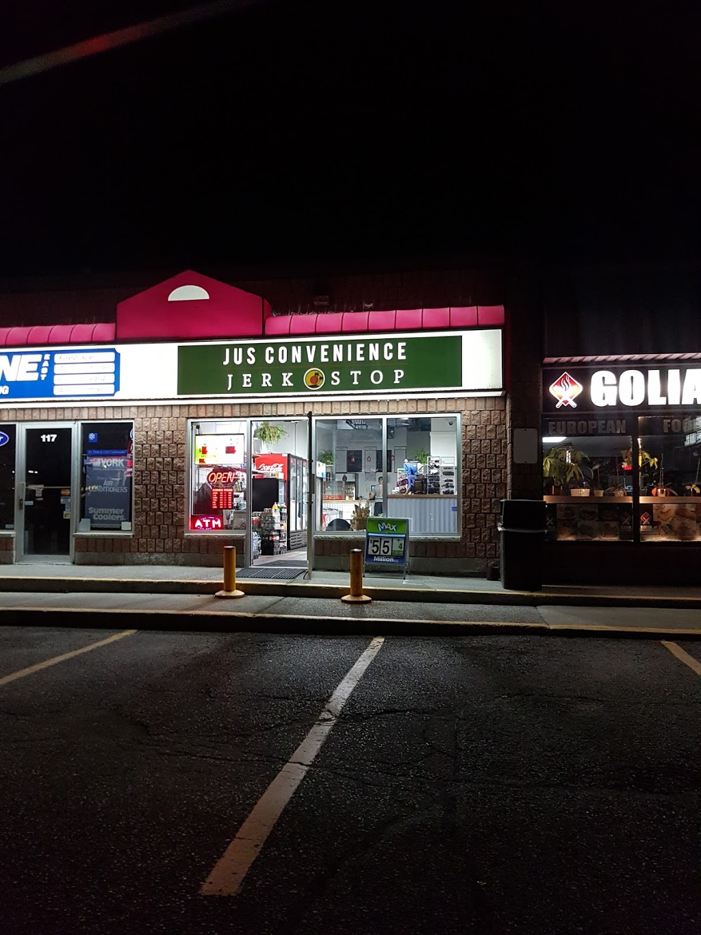 Jus Convenience Jerk Stop | 1910 Dundas St E Unit#118, Whitby, ON L1N 2L6, Canada | Phone: (905) 240-8785