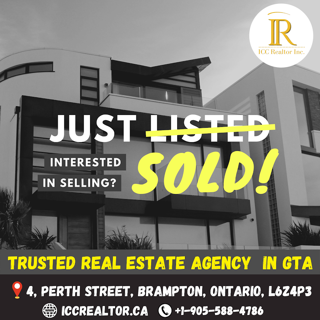 Icc Realtor Inc. | 4 Perth St, Brampton, ON L6Z 4P3, Canada | Phone: (905) 588-4786