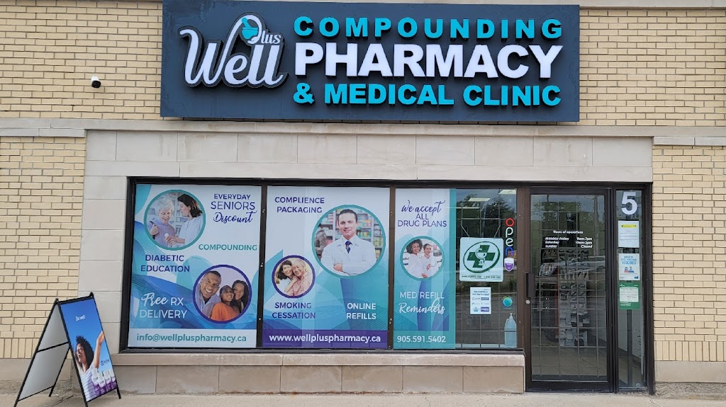 Well Plus Compounding Pharmacy & Medical Clinic Stouffville | 5402 Main St Unite 5, Whitchurch-Stouffville, ON L4A 1H3, Canada | Phone: (905) 591-5402