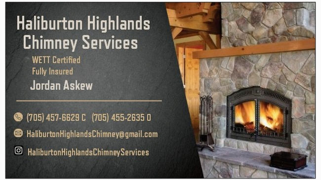 Haliburton Highlands Chimney Services | 10927 County Road 503, Gooderham, ON K0M 1R0, Canada | Phone: (705) 457-6629
